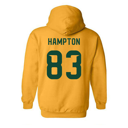 Baylor - NCAA Football : DeBraun Hampton - Go Gold Shersey Hooded Sweatshirt-1