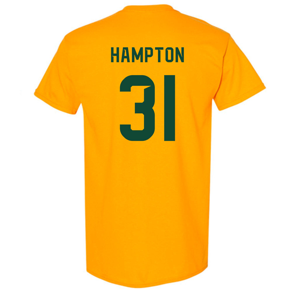Baylor - NCAA Football : DeBraun Hampton - Go Gold Shersey T-Shirt-1