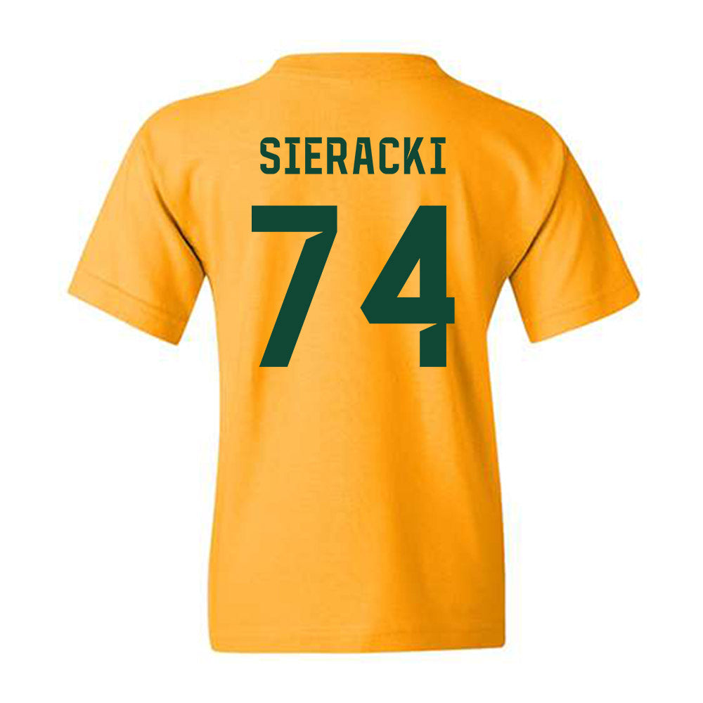 Baylor - NCAA Football : kaden sieracki - Go Gold Shersey Youth T-Shirt-1