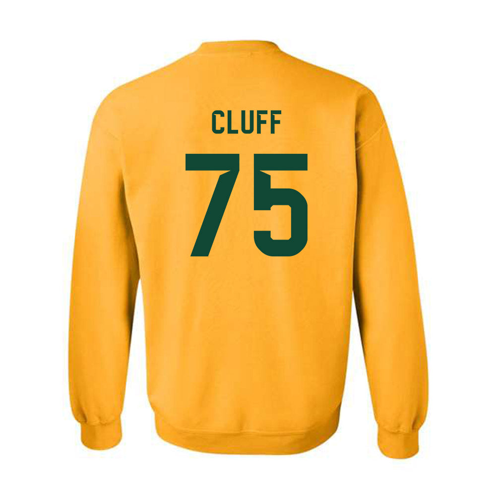 Baylor - NCAA Football : Harrison Cluff - Go Gold Shersey Crewneck Sweatshirt-1