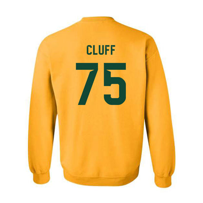 Baylor - NCAA Football : Harrison Cluff - Go Gold Shersey Crewneck Sweatshirt-1