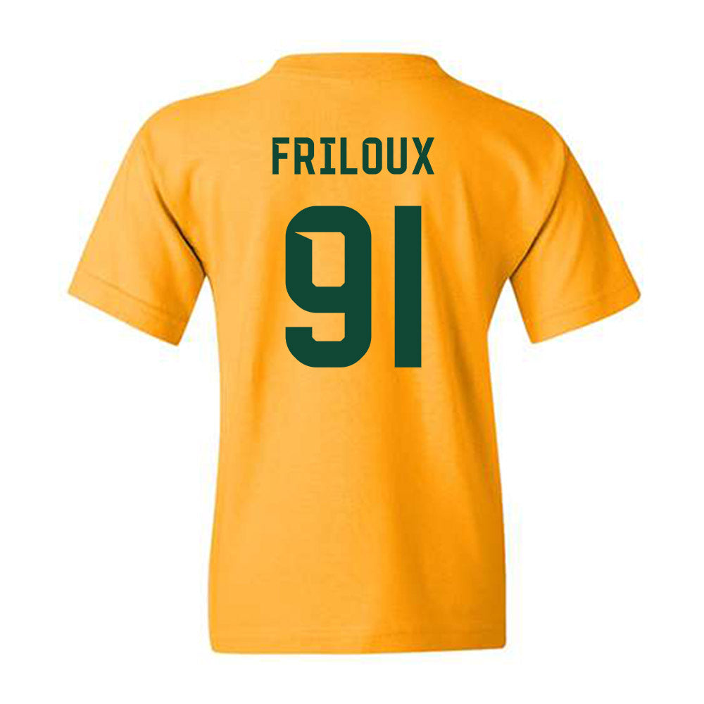 Baylor - NCAA Football : Adonis Friloux - Go Gold Shersey Youth T-Shirt-1