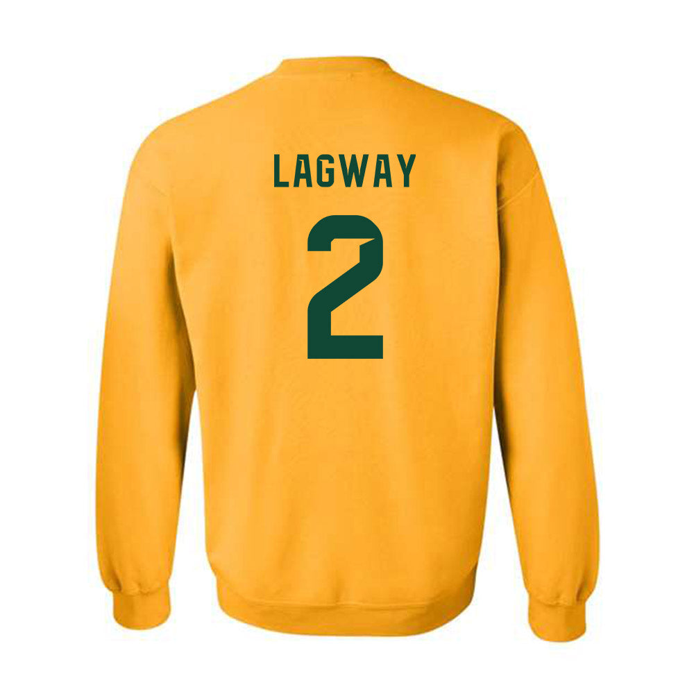 Baylor - NCAA Football : DJ Lagway - Go Gold Shersey Crewneck Sweatshirt-1