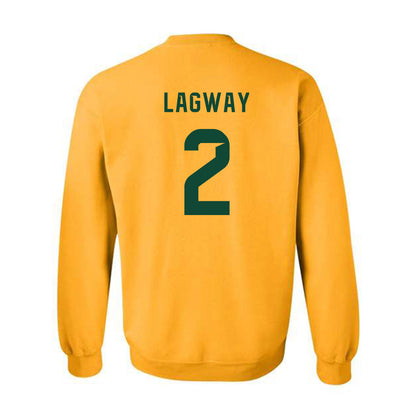 Baylor - NCAA Football : DJ Lagway - Go Gold Shersey Crewneck Sweatshirt-1
