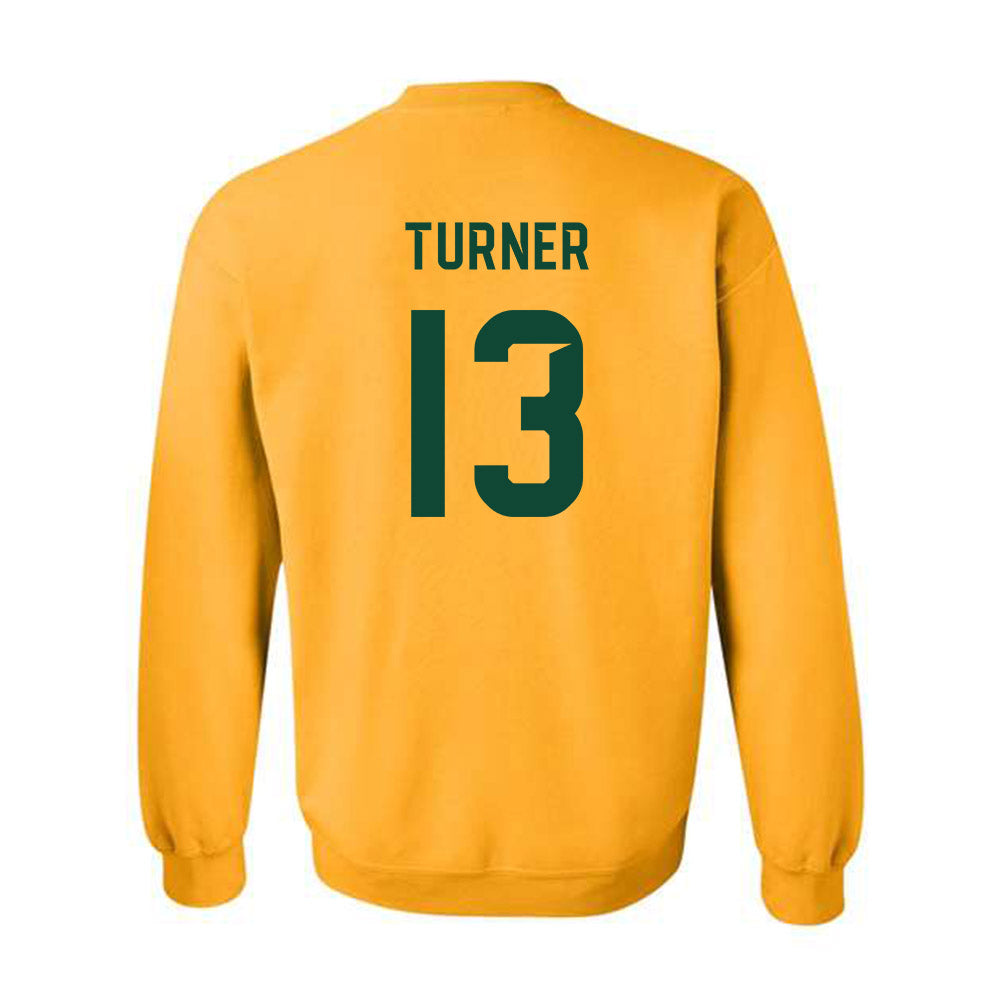 Baylor - NCAA Football : Devin Turner - Go Gold Shersey Crewneck Sweatshirt-1