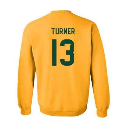 Baylor - NCAA Football : Devin Turner - Go Gold Shersey Crewneck Sweatshirt-1