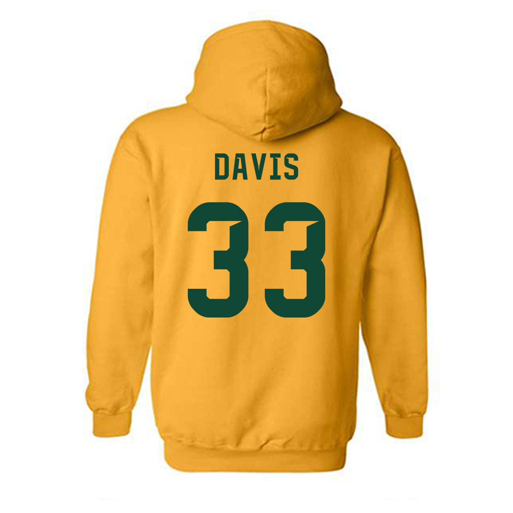 Baylor - NCAA Football : HD Davis - Go Gold Shersey Hooded Sweatshirt-1