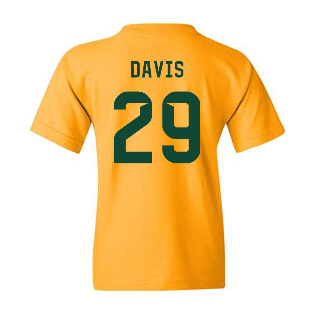 Baylor - NCAA Football : Jordan Davis - Go Gold Shersey Youth T-Shirt-1