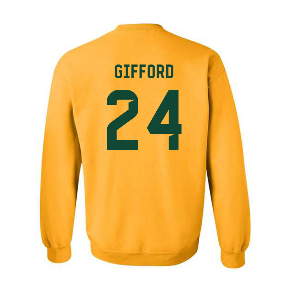 Baylor - NCAA Football : Micah Gifford - Go Gold Shersey Crewneck Sweatshirt-1