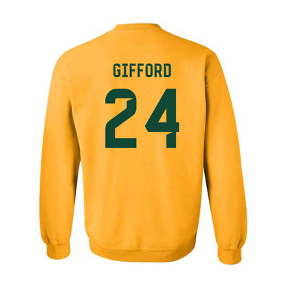 Baylor - NCAA Football : Micah Gifford - Go Gold Shersey Crewneck Sweatshirt-1