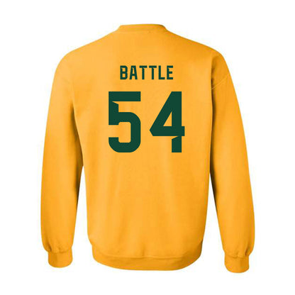 Baylor - NCAA Football : Jaelin Battle - Go Gold Shersey Crewneck Sweatshirt-1