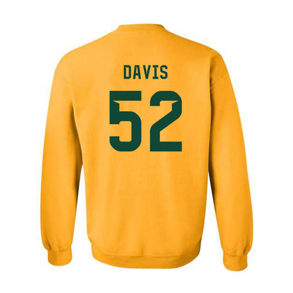 Baylor - NCAA Football : Ryan Davis - Go Gold Shersey Crewneck Sweatshirt-1