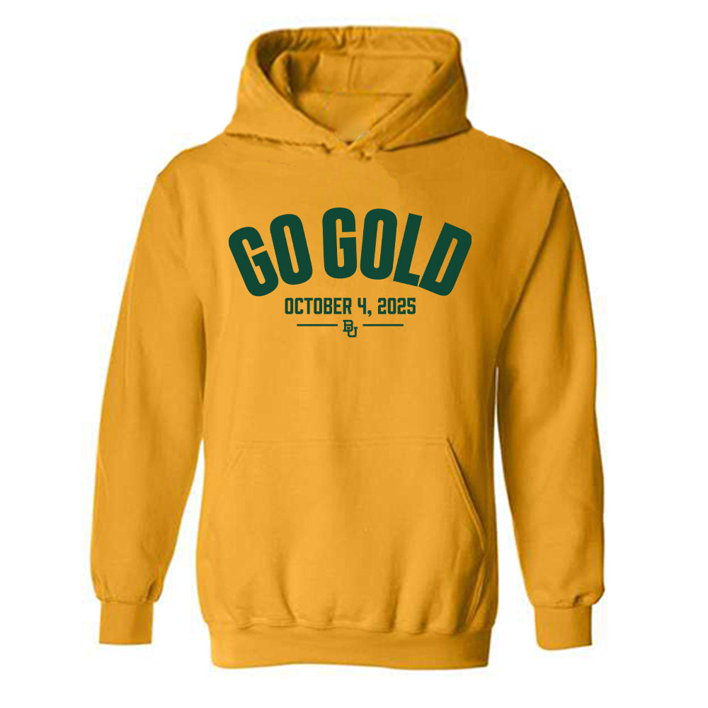 Baylor - NCAA Football : Anthony Crenshaw Jr. - Go Gold Shersey Hooded Sweatshirt-0