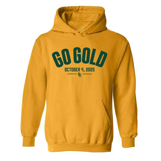 Baylor - NCAA Football : Traevon Mitchell - Go Gold Shersey Hooded Sweatshirt-0