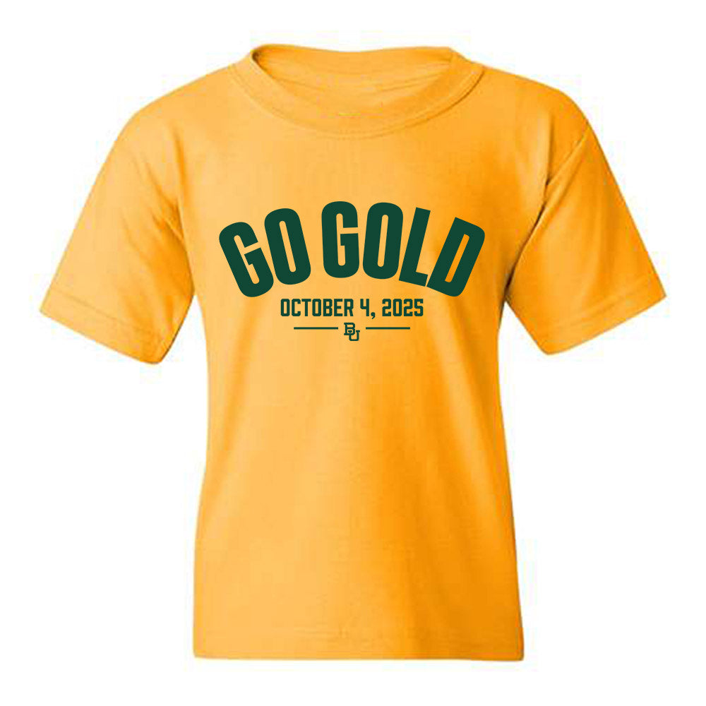 Baylor - NCAA Football : Dylan Schaub - Go Gold Shersey Youth T-Shirt-0