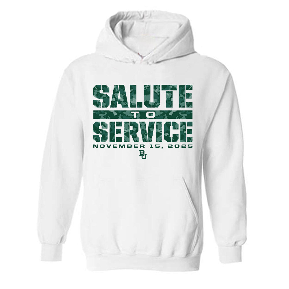 Baylor - NCAA Football : DJ Lagway - Salute to Service Shersey Hooded Sweatshirt-0