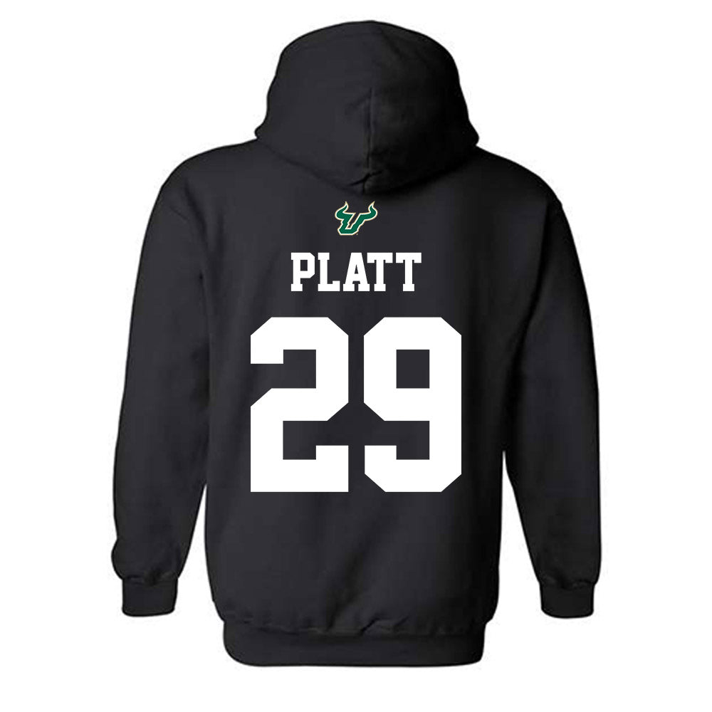 USF - NCAA Football : Deylen Platt - Back in Black Shersey Hooded Sweatshirt-1