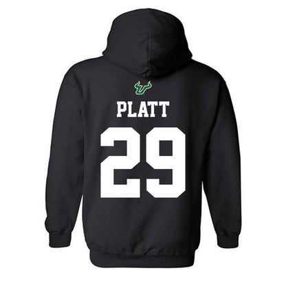 USF - NCAA Football : Deylen Platt - Back in Black Shersey Hooded Sweatshirt-1