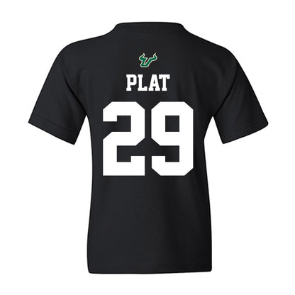 USF - NCAA Football : Deylen Plat - Back in Black Shersey Youth T-Shirt-1