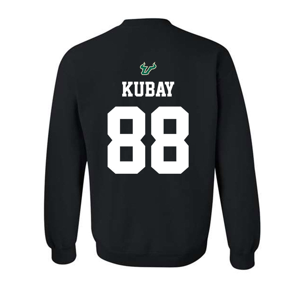 USF - NCAA Football : Brandon Kubay - Back in Black Shersey Crewneck Sweatshirt-1