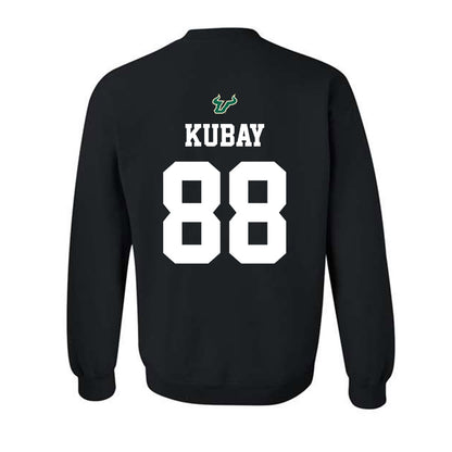 USF - NCAA Football : Brandon Kubay - Back in Black Shersey Crewneck Sweatshirt-1