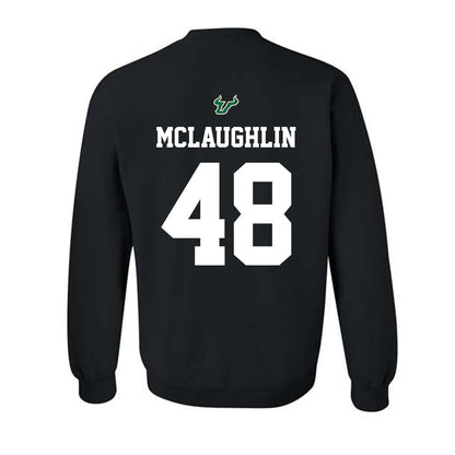 USF - NCAA Football : Turner McLaughlin - Back in Black Shersey Crewneck Sweatshirt-1