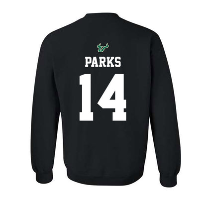 USF - NCAA Football : Arkese Parks - Back in Black Shersey Crewneck Sweatshirt-1