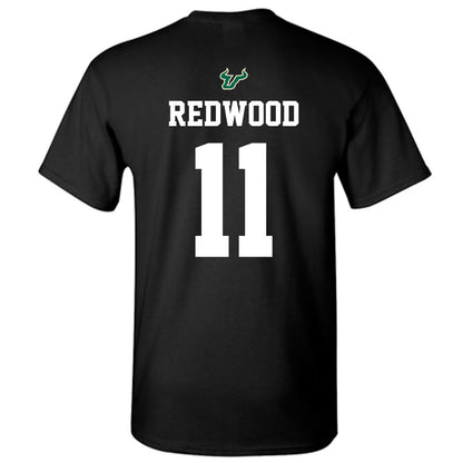 USF - NCAA Football : Asani Redwood - Back in Black Shersey T-Shirt-1