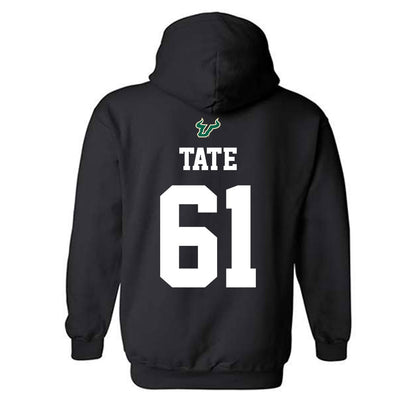USF - NCAA Football : Julius Tate - Back in Black Shersey Hooded Sweatshirt-1