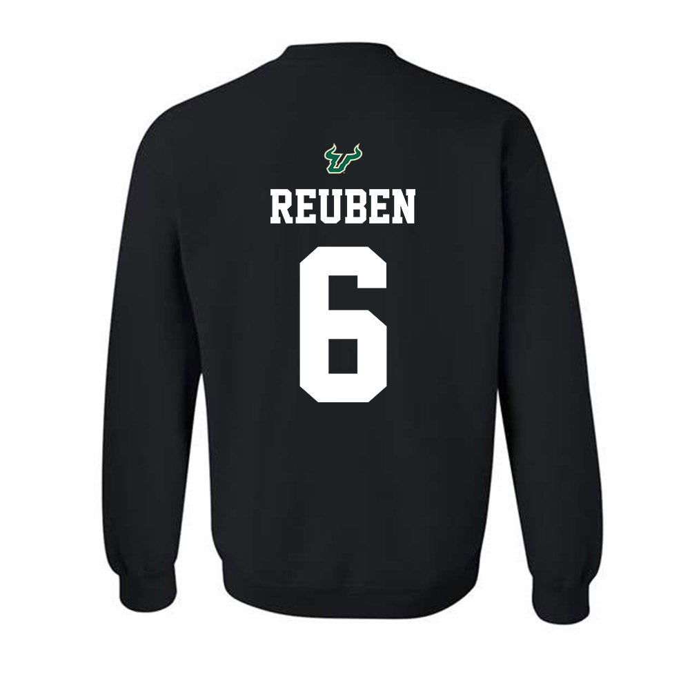 USF - NCAA Football : Mudia Reuben - Back in Black Shersey Crewneck Sweatshirt-1
