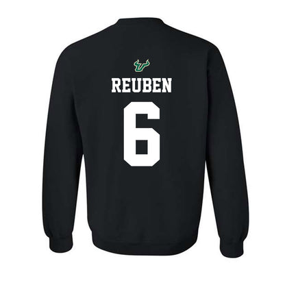 USF - NCAA Football : Mudia Reuben - Back in Black Shersey Crewneck Sweatshirt-1
