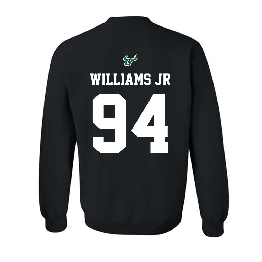 USF - NCAA Football : Brooks Williams Jr - Back in Black Shersey Crewneck Sweatshirt-1