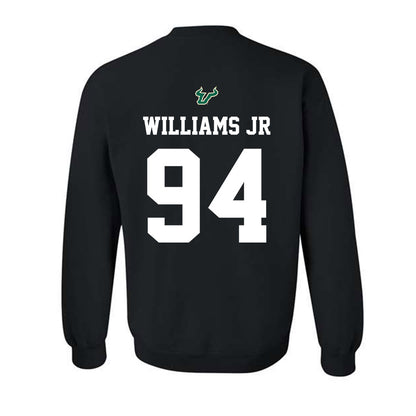 USF - NCAA Football : Brooks Williams Jr - Back in Black Shersey Crewneck Sweatshirt-1