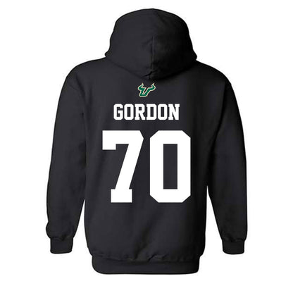 USF - NCAA Football : Gerrick Gordon - Back in Black Shersey Hooded Sweatshirt-1