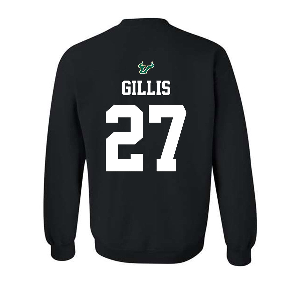 USF - NCAA Football : Jermichael Gillis - Back in Black Shersey Crewneck Sweatshirt-1
