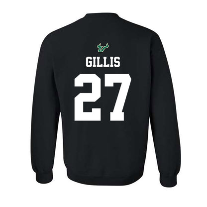 USF - NCAA Football : Jermichael Gillis - Back in Black Shersey Crewneck Sweatshirt-1