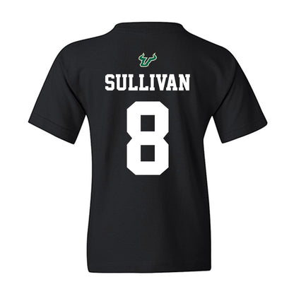USF - NCAA Football : Wyatt Sullivan - Back in Black Shersey Youth T-Shirt-1