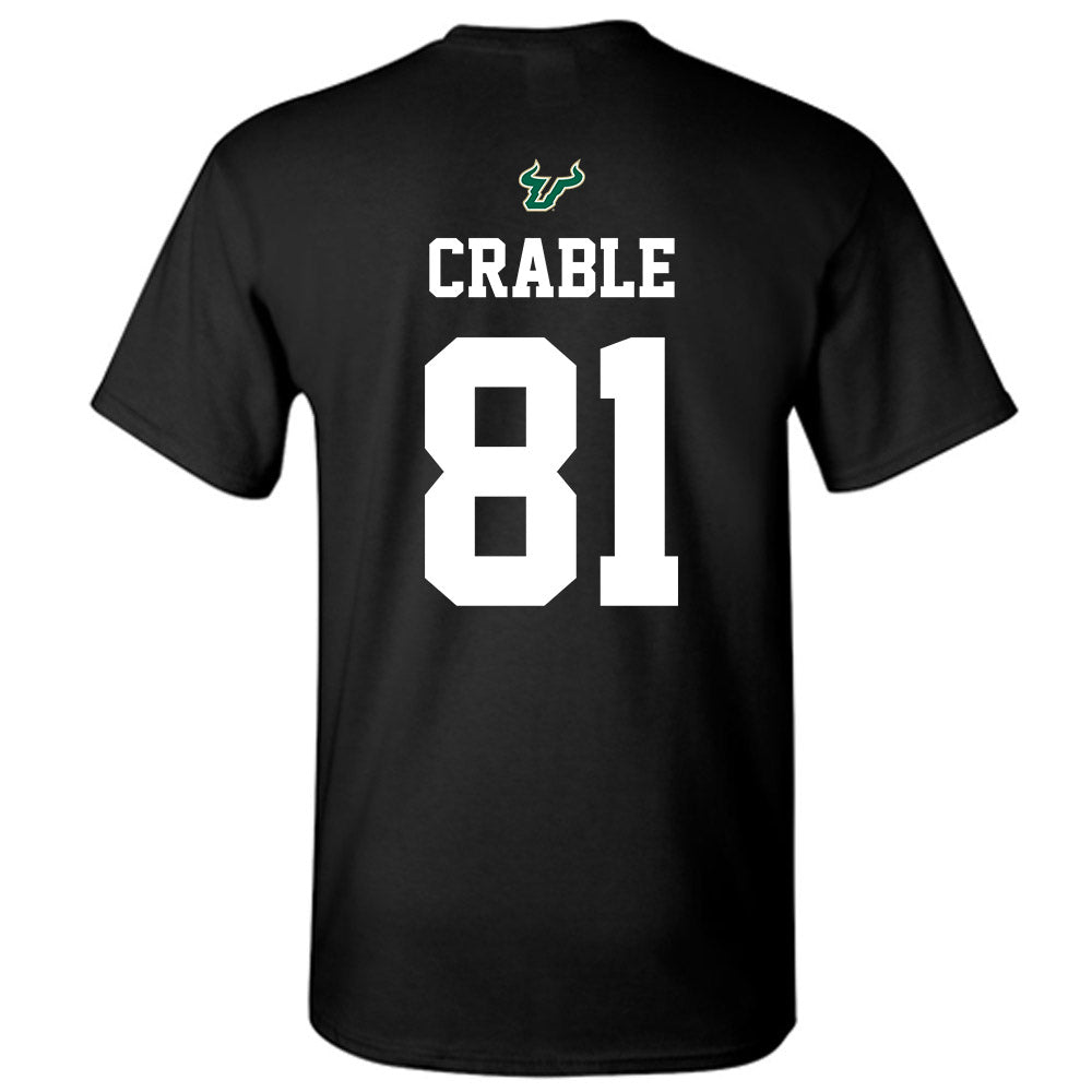 USF - NCAA Football : Tayte Crable - Back in Black Shersey T-Shirt-1