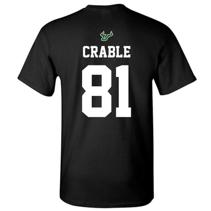 USF - NCAA Football : Tayte Crable - Back in Black Shersey T-Shirt-1
