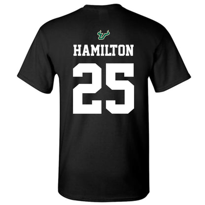 USF - NCAA Football : Zavier Hamilton - Back in Black Shersey T-Shirt-1