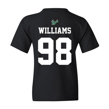 USF - NCAA Football : Marcus Williams - Back in Black Shersey Youth T-Shirt-1