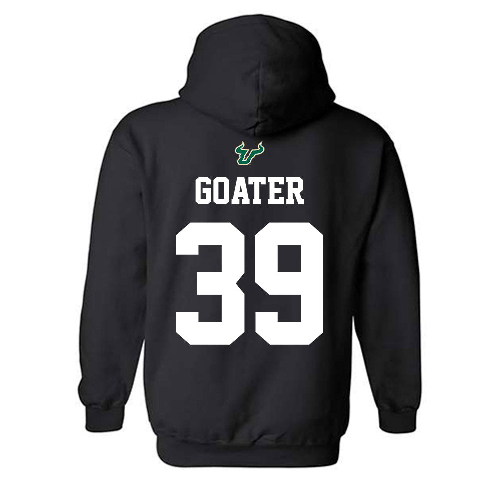 USF - NCAA Football : Luke Goater - Back in Black Shersey Hooded Sweatshirt-1