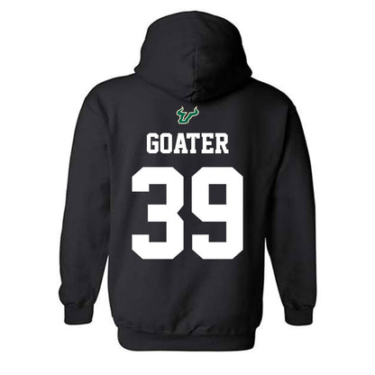 USF - NCAA Football : Luke Goater - Back in Black Shersey Hooded Sweatshirt-1