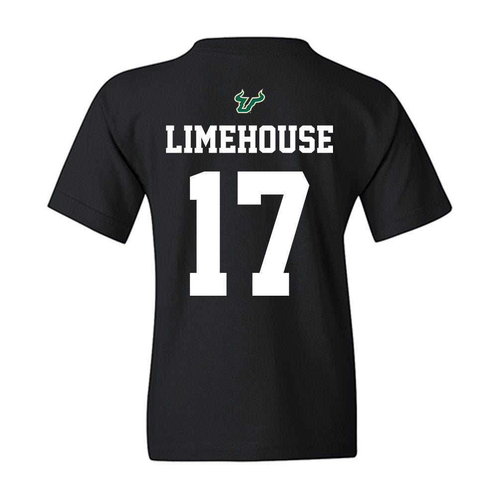 USF - NCAA Football : Masiyah Limehouse - Back in Black Shersey Youth T-Shirt-1