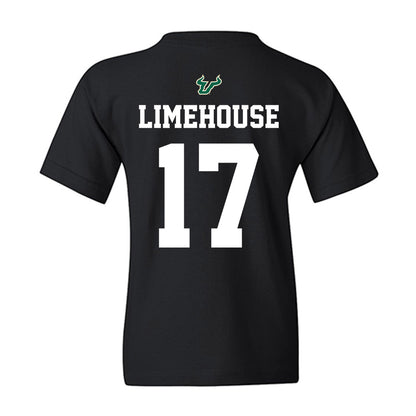 USF - NCAA Football : Masiyah Limehouse - Back in Black Shersey Youth T-Shirt-1