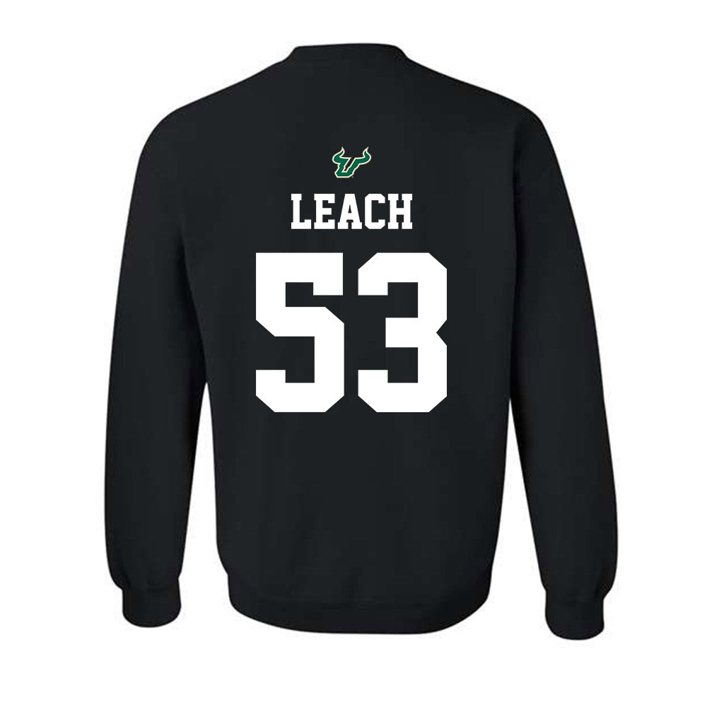 USF - NCAA Football : Gavin Leach - Back in Black Shersey Crewneck Sweatshirt-1