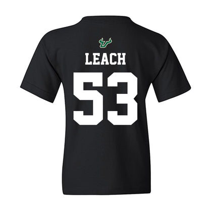 USF - NCAA Football : Gavin Leach - Back in Black Shersey Youth T-Shirt-1