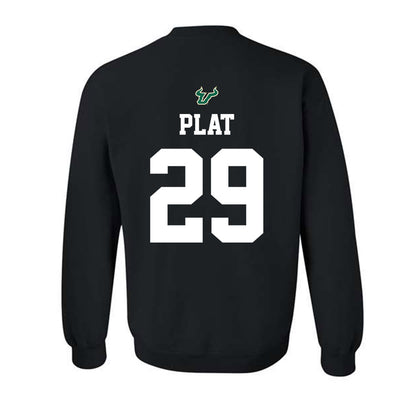 USF - NCAA Football : Deylen Plat - Back in Black Shersey Crewneck Sweatshirt-1