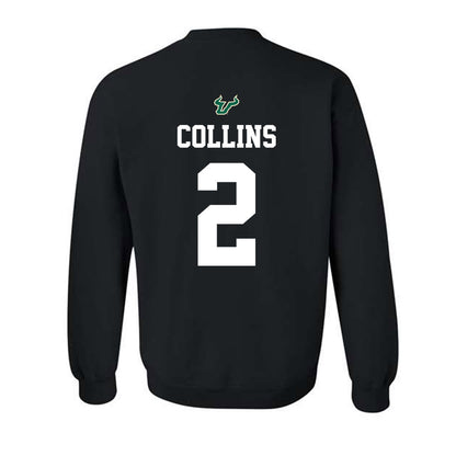 USF - NCAA Football : Jason Collins - Back in Black Shersey Crewneck Sweatshirt-1