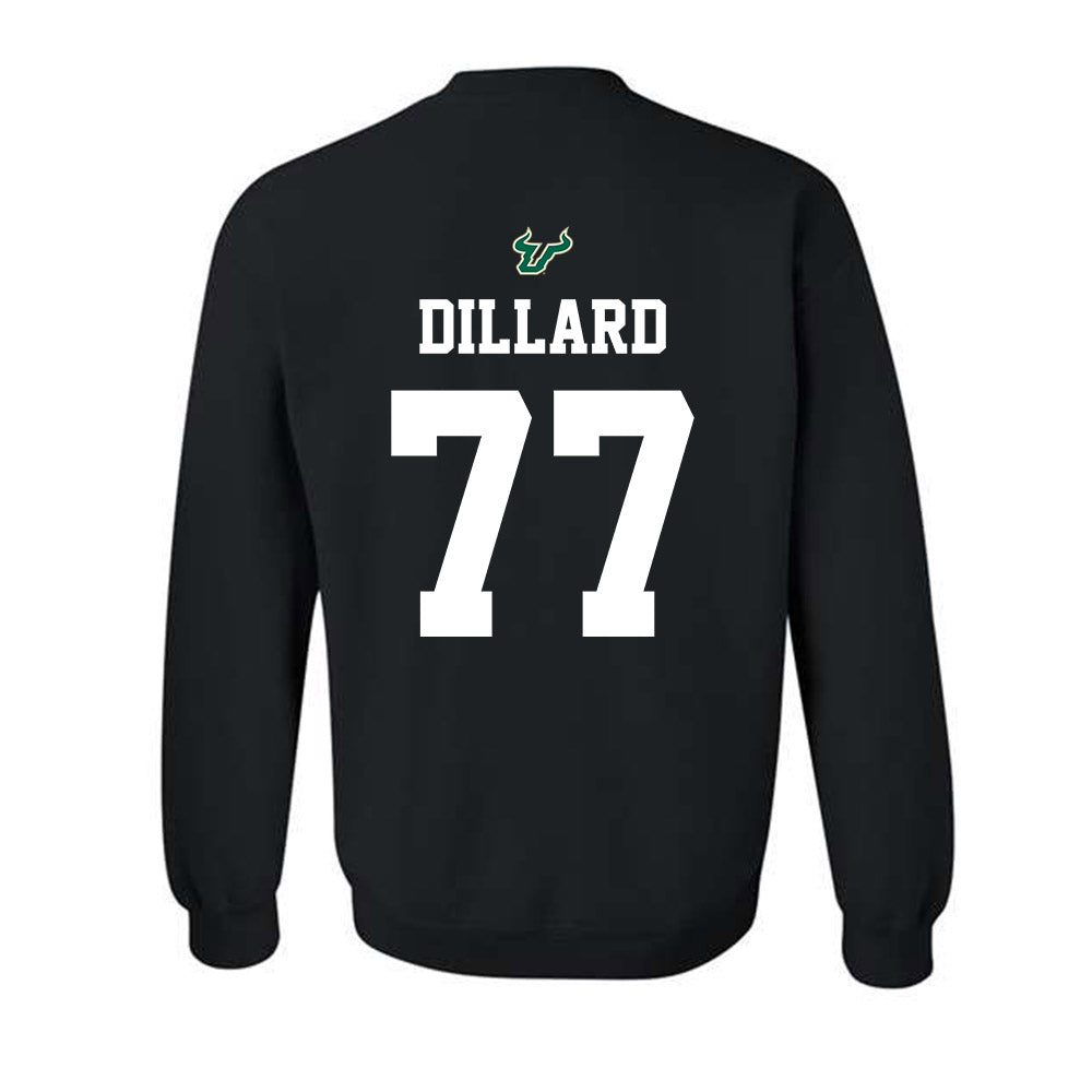 USF - NCAA Football : Major Dillard - Back in Black Shersey Crewneck Sweatshirt-1